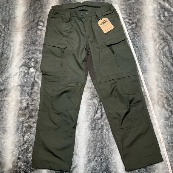Men's Olive Green Tactical Pants - Picture 2 of 6
